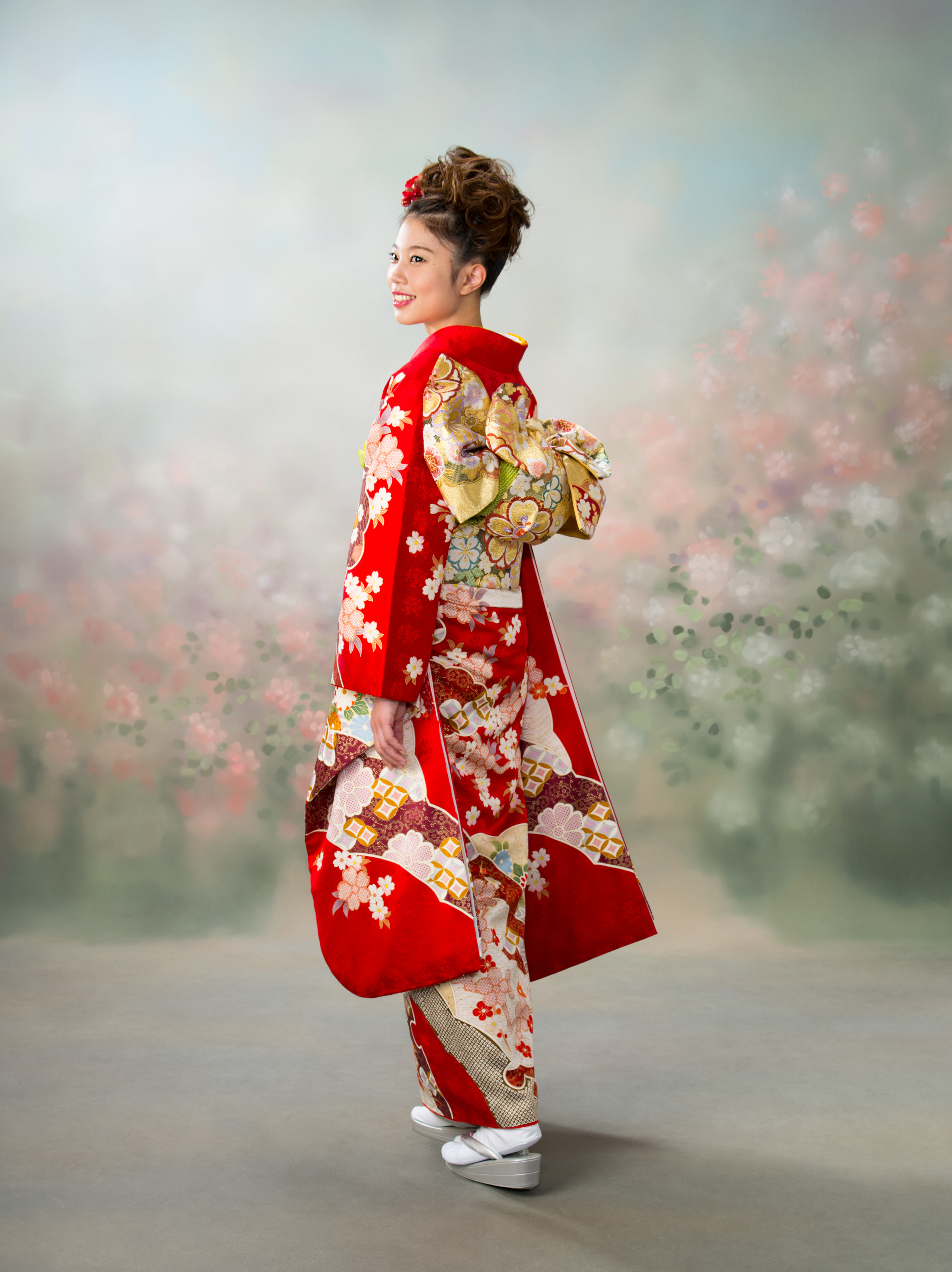 振袖レンタル　前撮り写真撮影