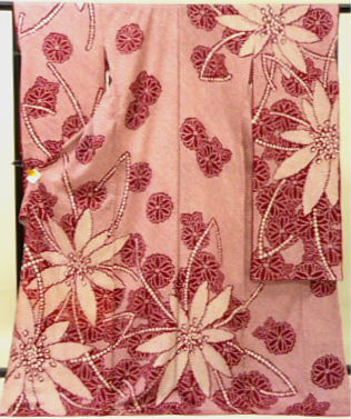 総絞り振袖 / みむろ