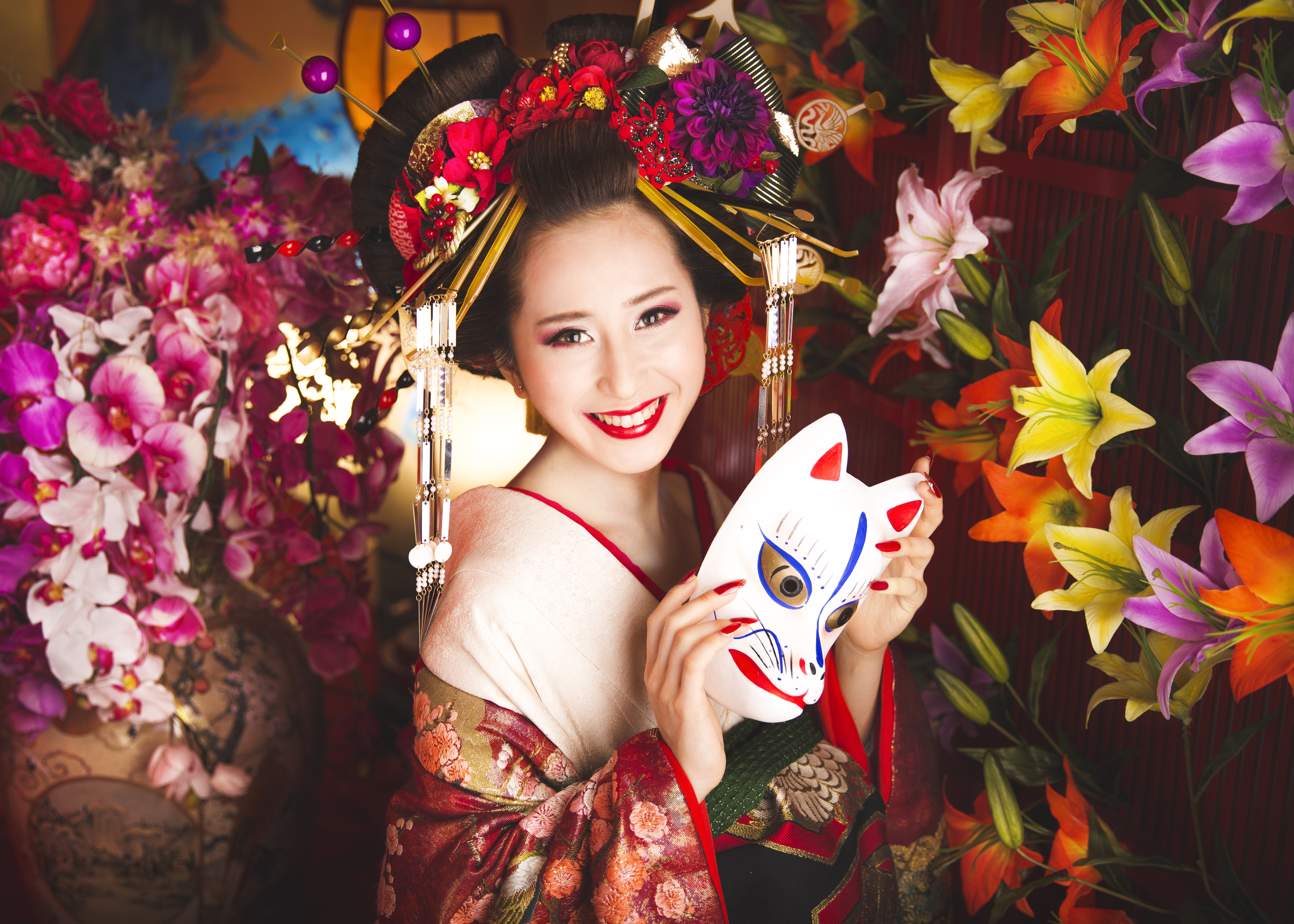 もちろん笑顔も!!